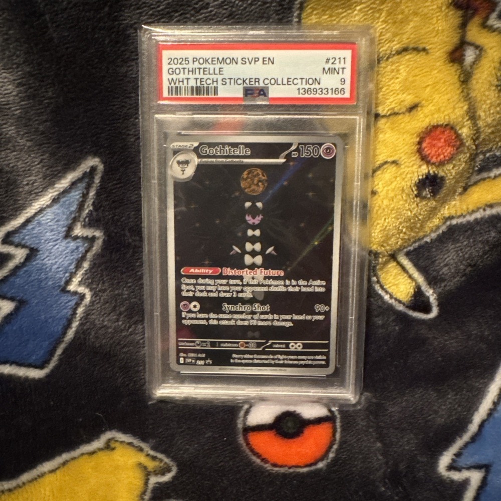 2025 POKEMON SVP EN-SV BLACK STAR PROMO #211 GOTHITELLE PSA 9